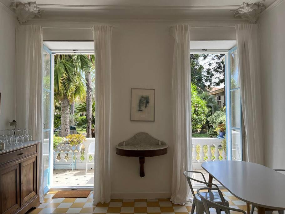 Beautiful Garden Apartment Steps From The Beach Menton Exteriör bild
