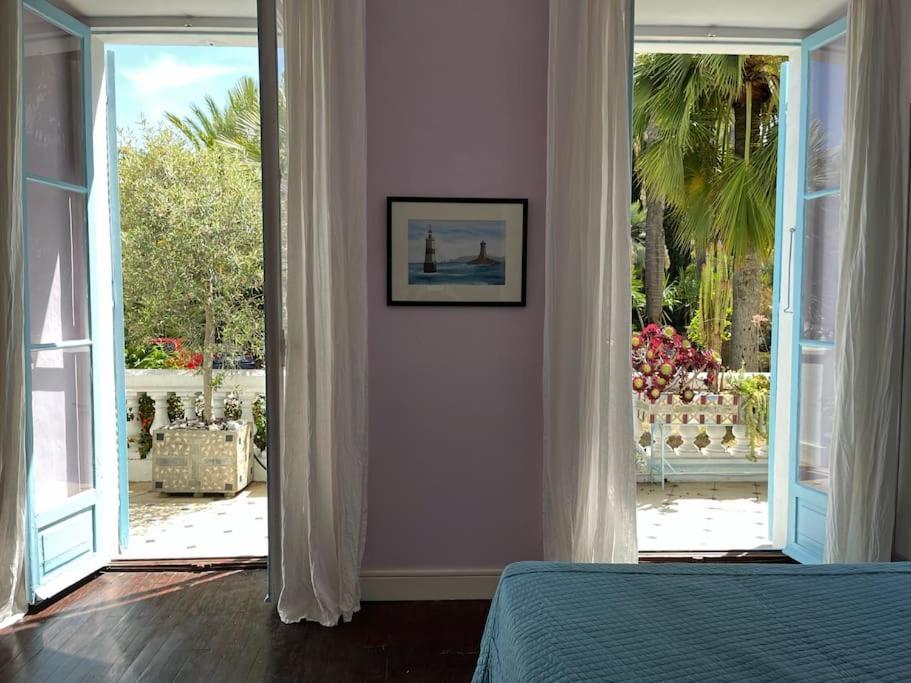 Beautiful Garden Apartment Steps From The Beach Menton Exteriör bild