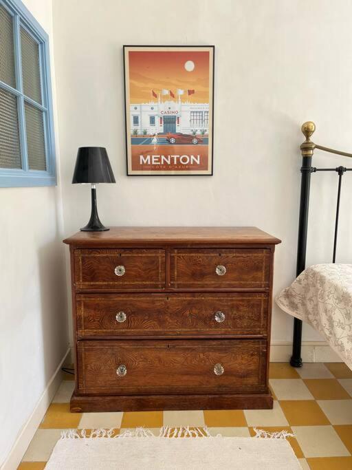 Beautiful Garden Apartment Steps From The Beach Menton Exteriör bild